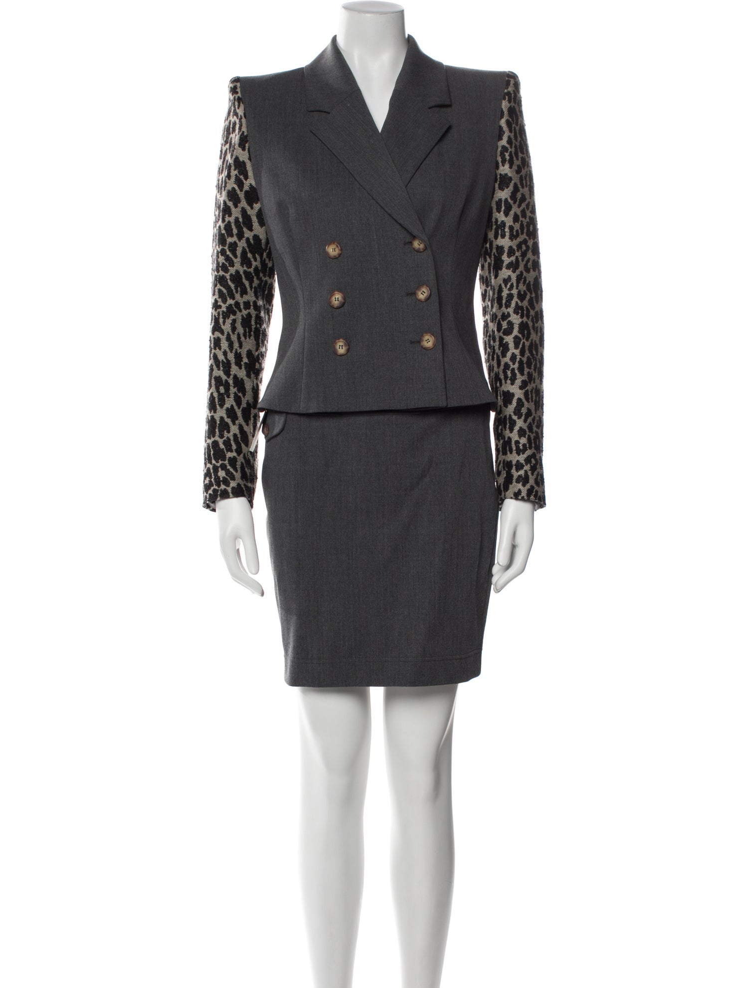 Ozbek Vintage 1990's Skirt Suit