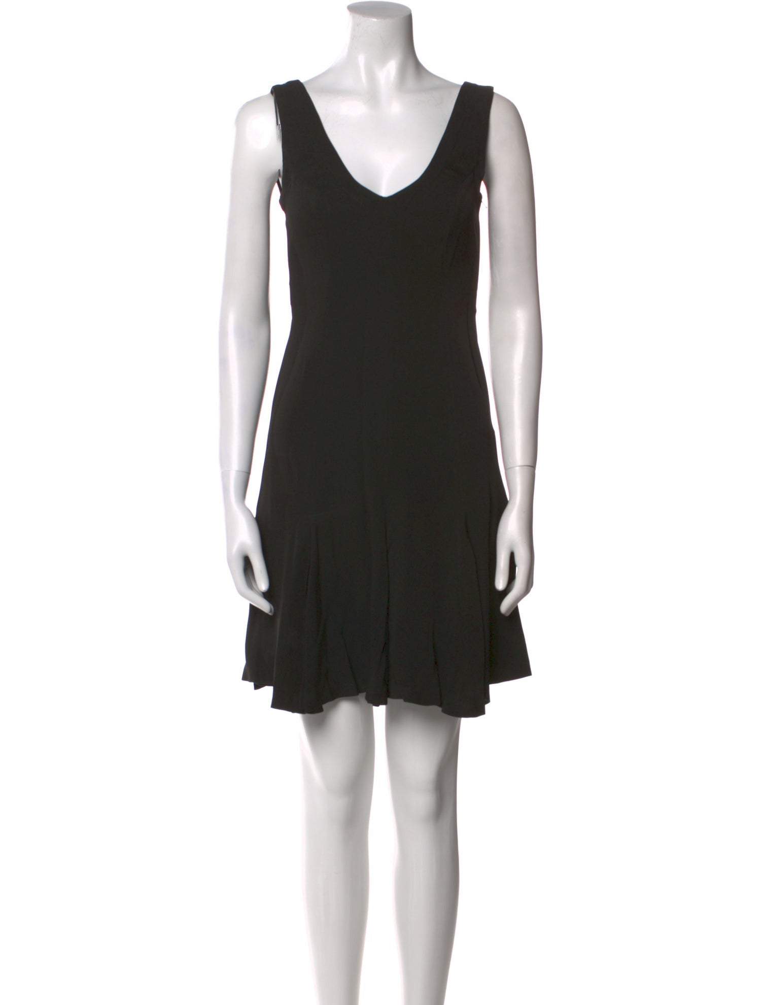 Ozbek V-Neck Mini Dress