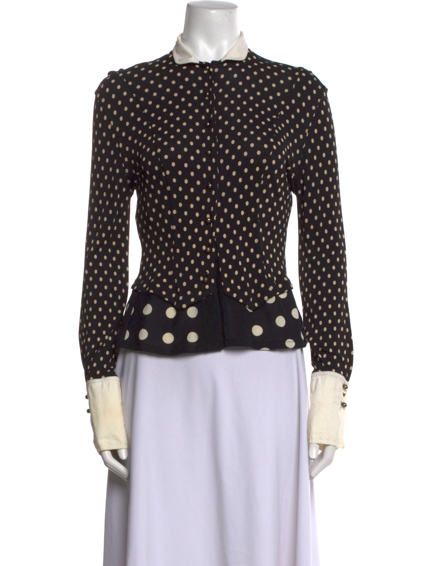 Ozbek Vintage 1990's Button-Up Top