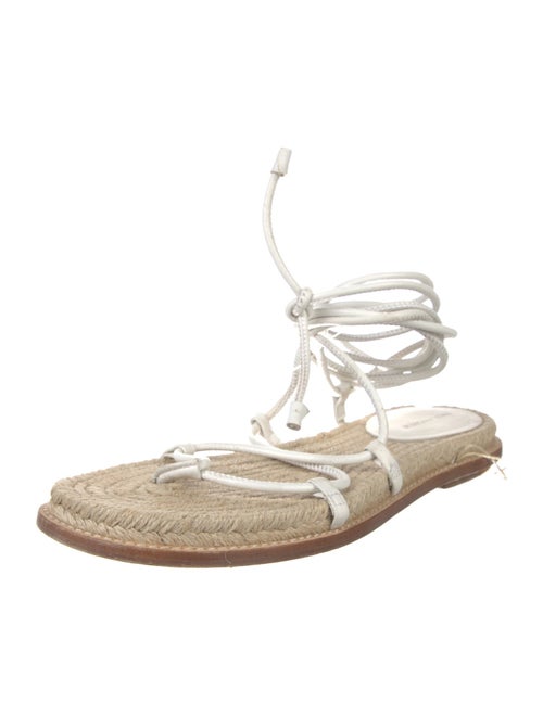 Paul Andrew Leather Espadrilles