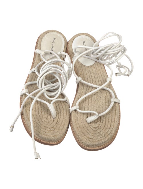 Paul Andrew Leather Espadrilles