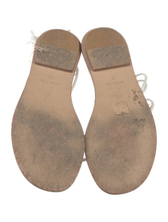 Paul Andrew Leather Espadrilles