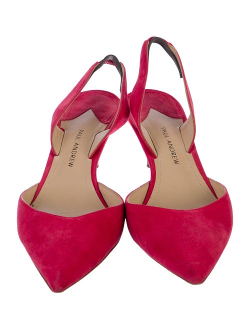 Paul Andrew Suede Slingback Pumps