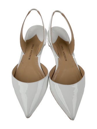 Paul Andrew Patent Leather Slingback Flats