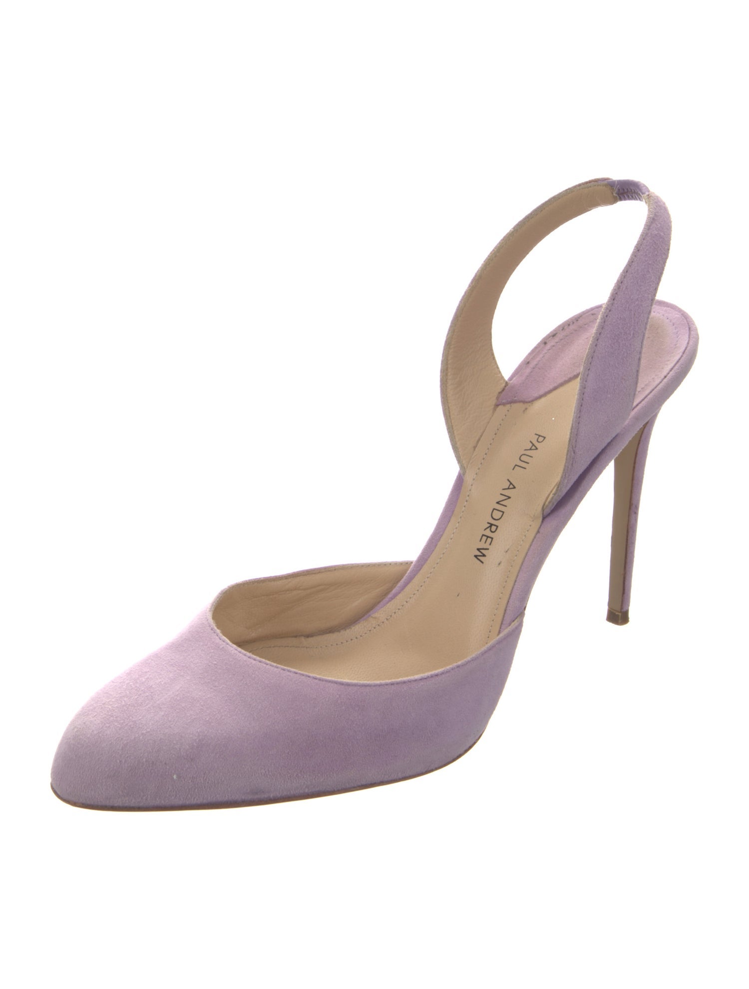 Paul Andrew Suede Slingback Pumps
