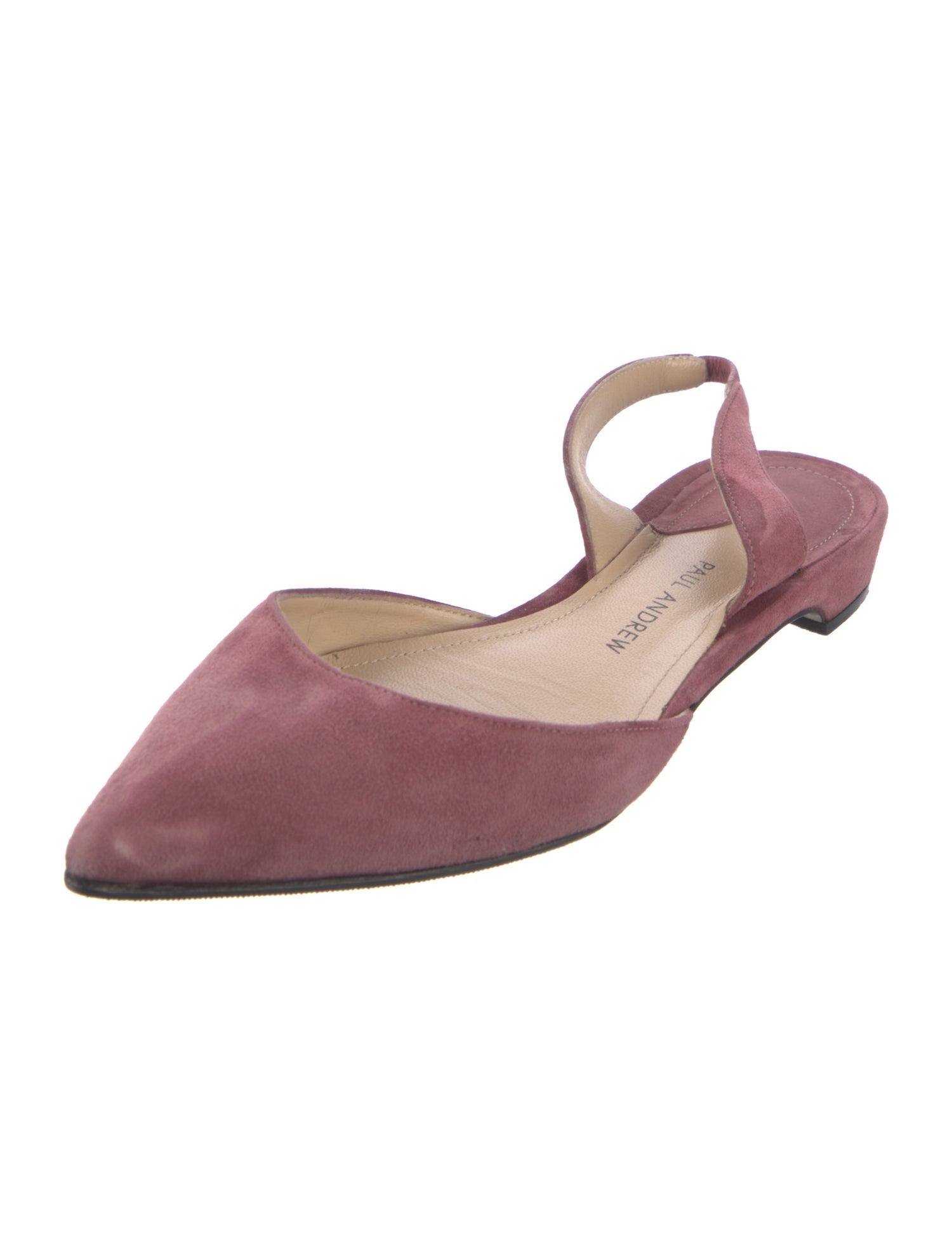 Paul Andrew Suede Slingback Flats