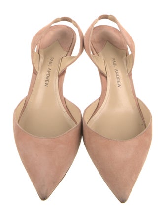 Paul Andrew Suede Slingback Pumps