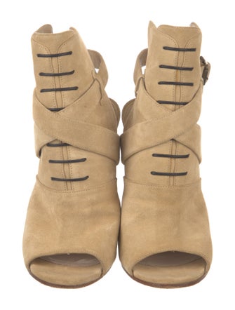 Paul Andrew Leather Slingback Sandals