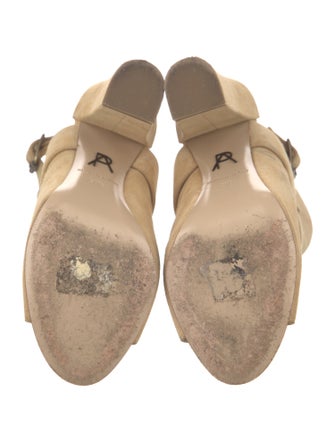 Paul Andrew Leather Slingback Sandals