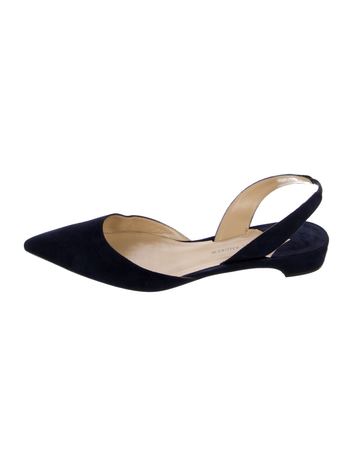 Paul Andrew Suede Slingback Flats