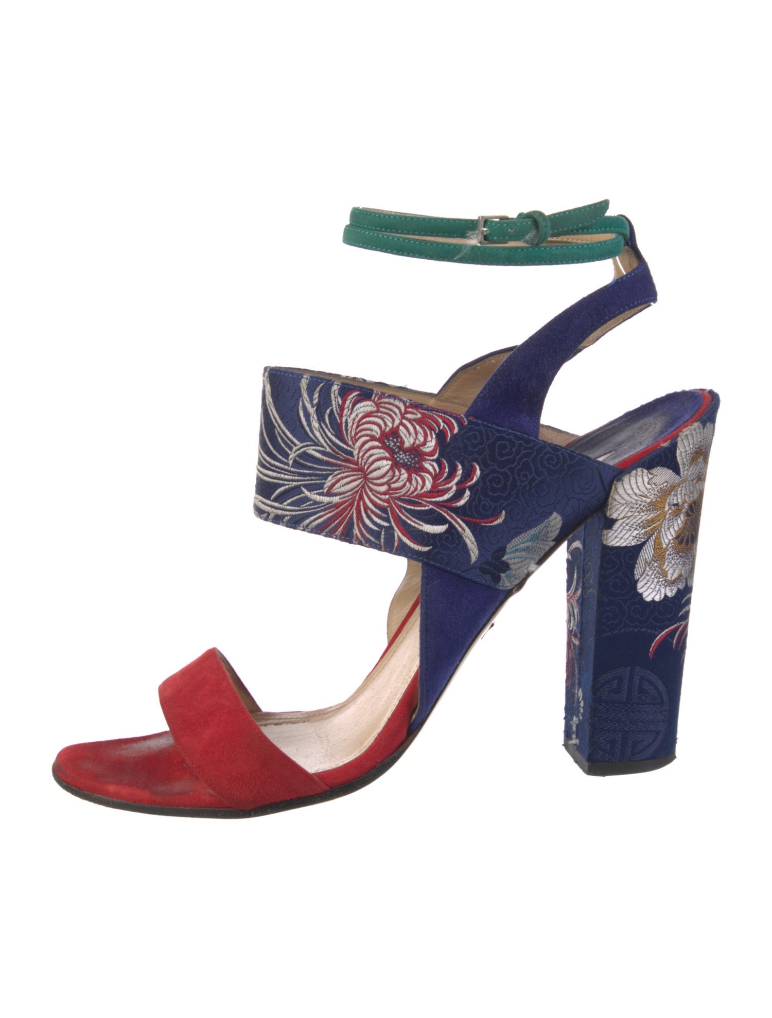 Paul Andrew Animal Print Sandals