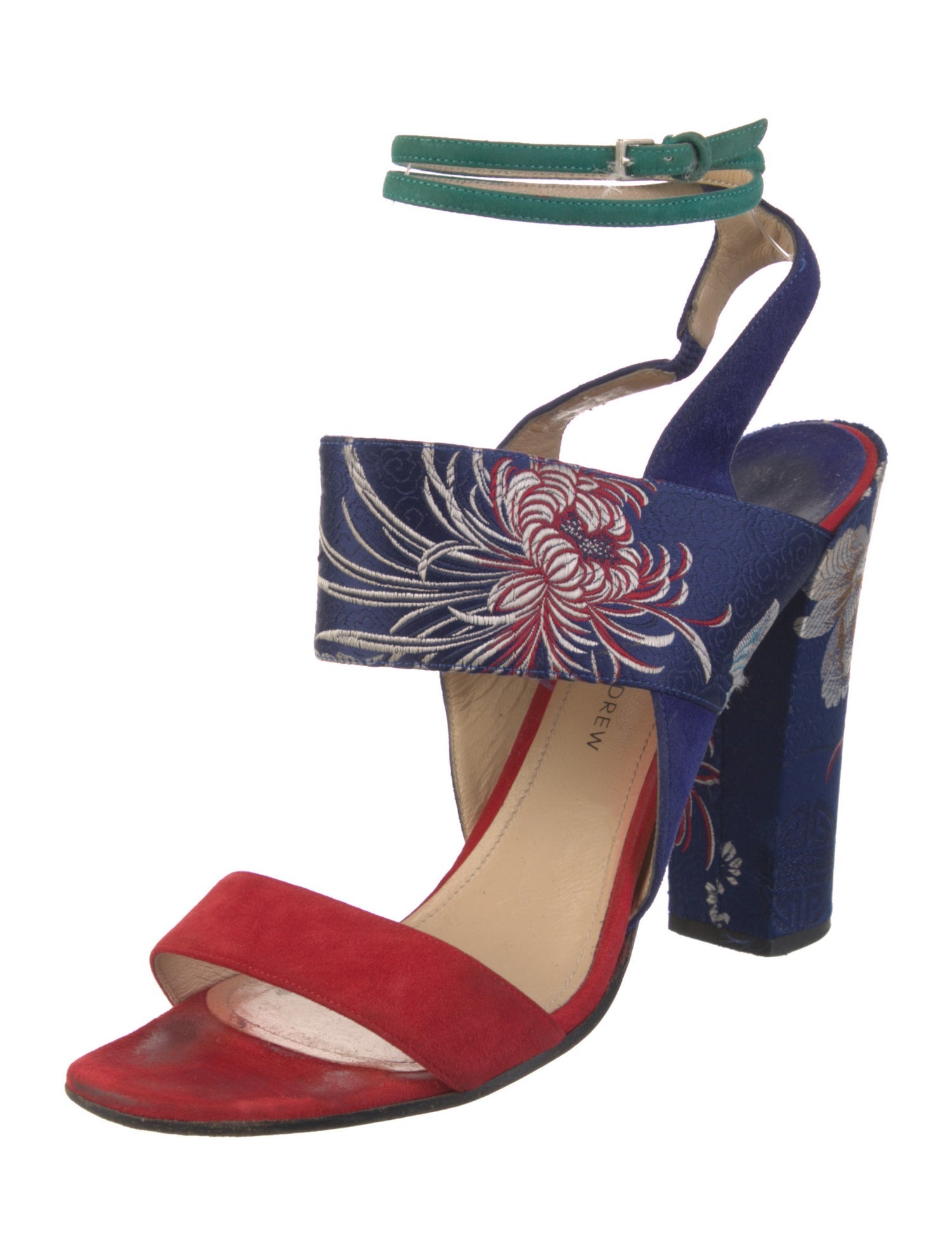 Paul Andrew Animal Print Sandals