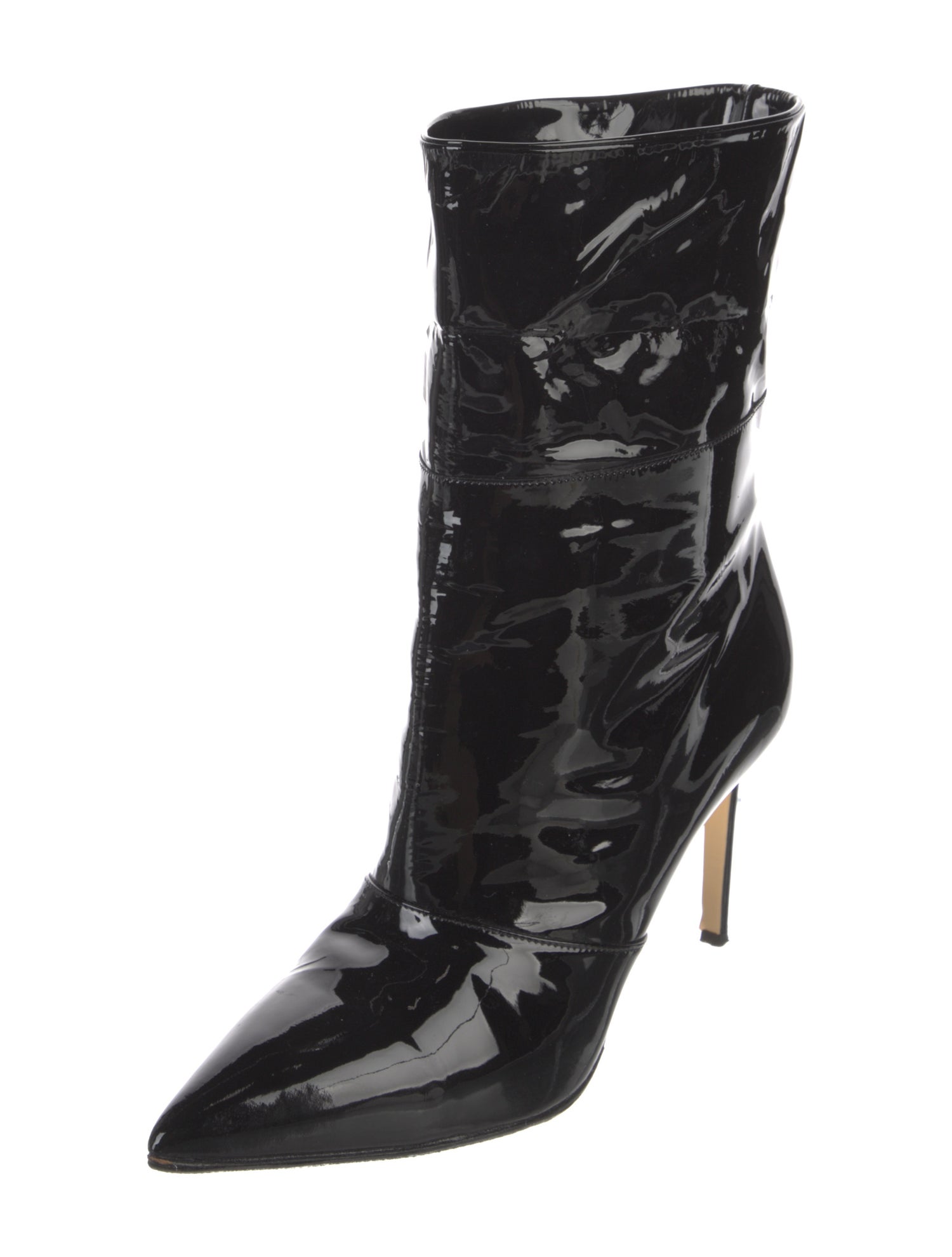Paul Andrew Patent Leather Boots