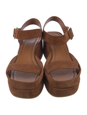 Paul Andrew Suede Slingback Sandals