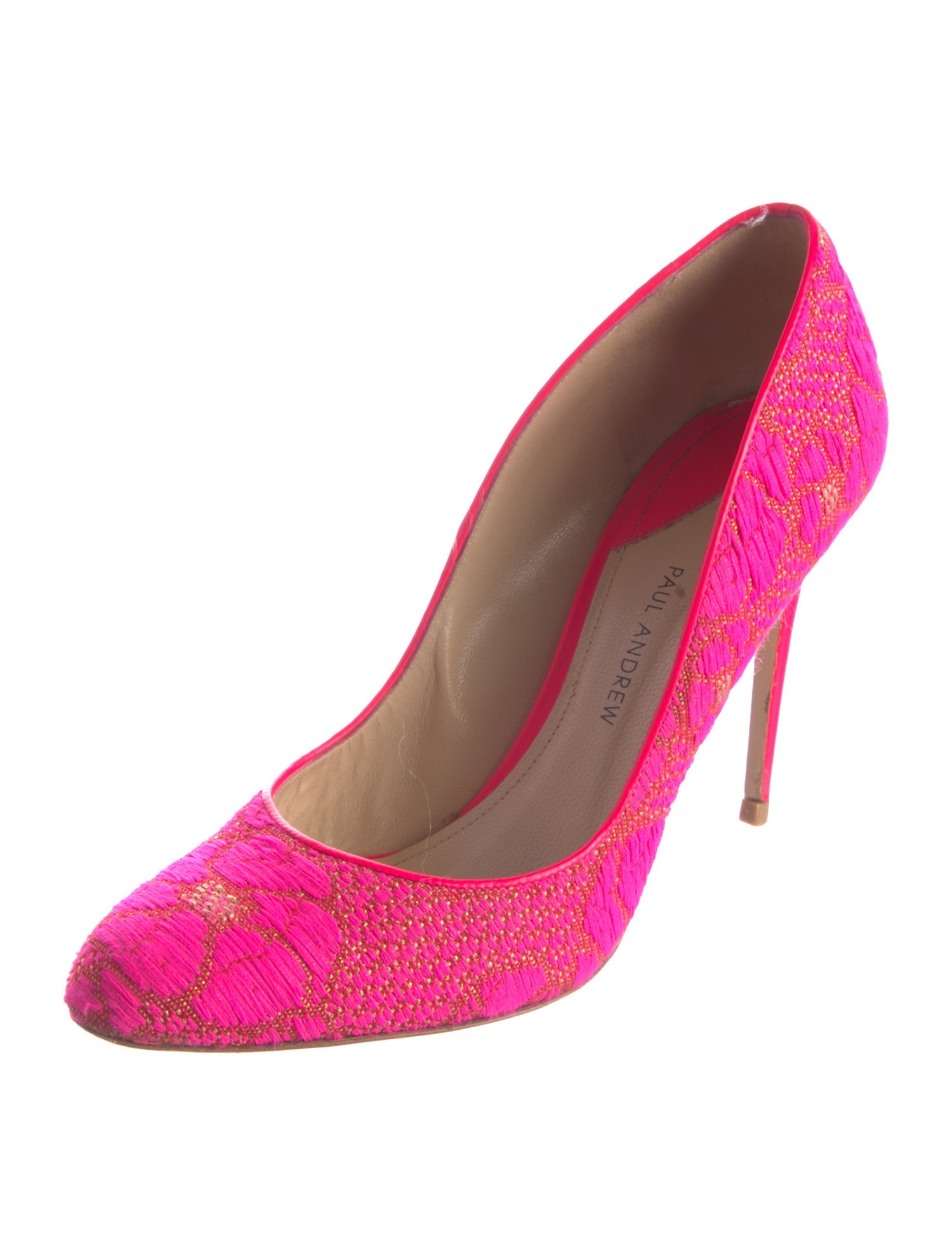 Paul Andrew Lace Pumps