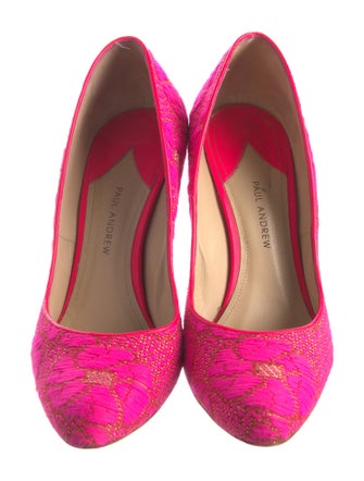 Paul Andrew Lace Pumps