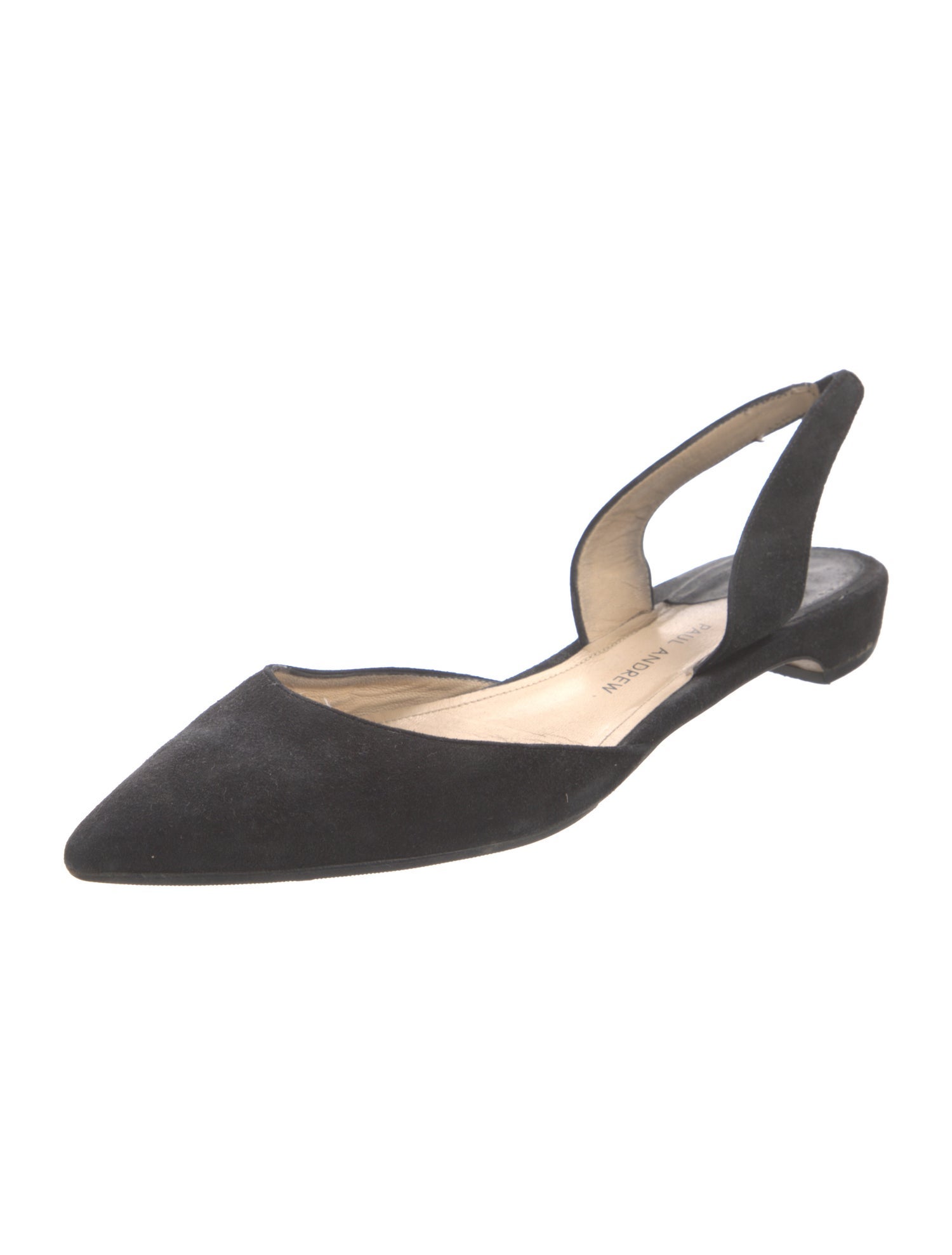 Paul Andrew Suede Slingback Flats