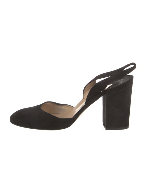Paul Andrew Suede Slingback Pumps