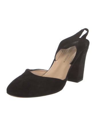 Paul Andrew Suede Slingback Pumps