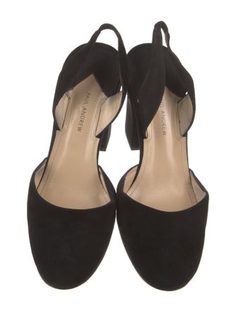 Paul Andrew Suede Slingback Pumps