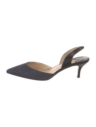 Paul Andrew Suede Slingback Pumps
