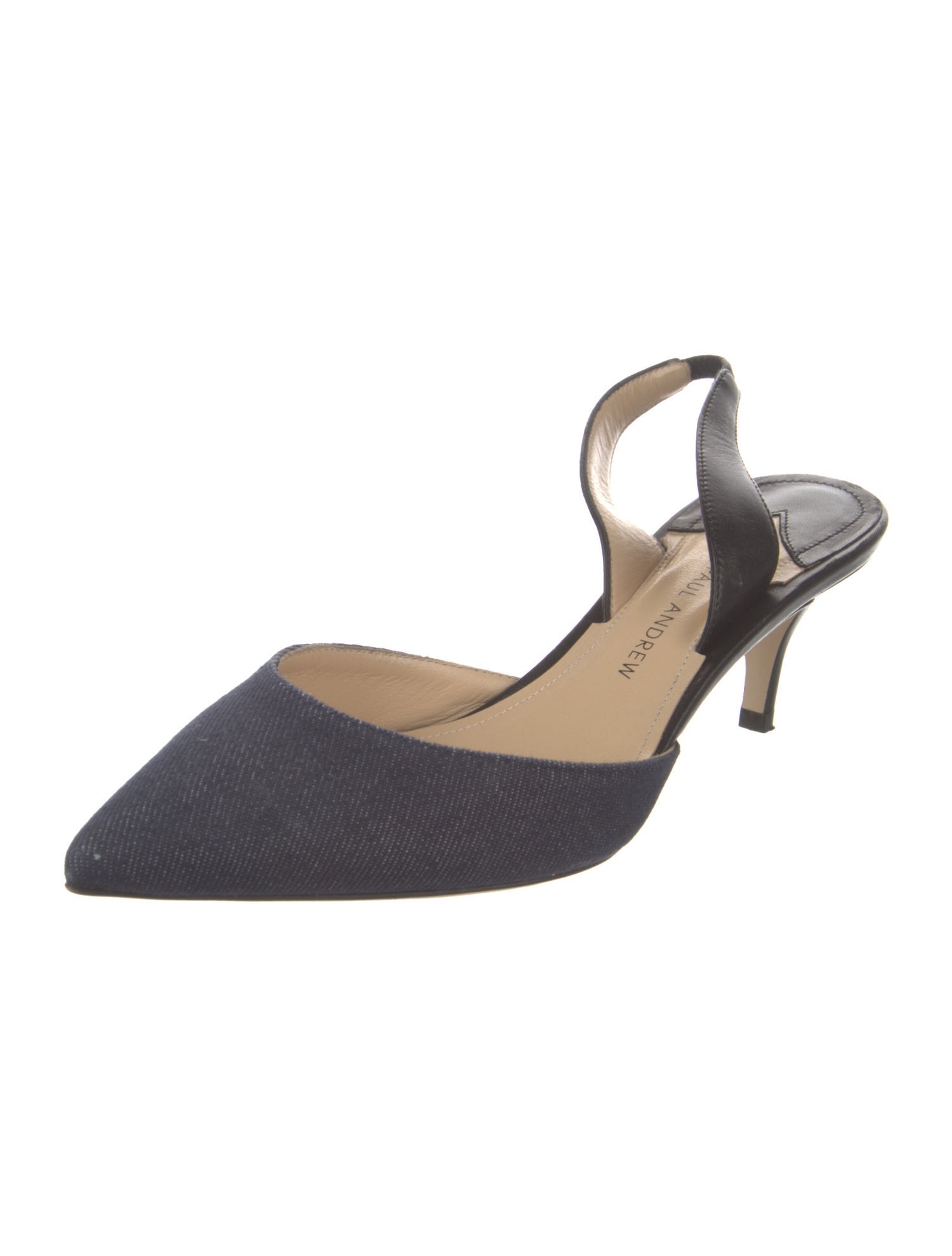Paul Andrew Suede Slingback Pumps
