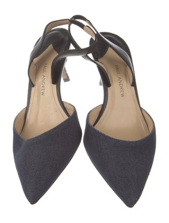 Paul Andrew Suede Slingback Pumps