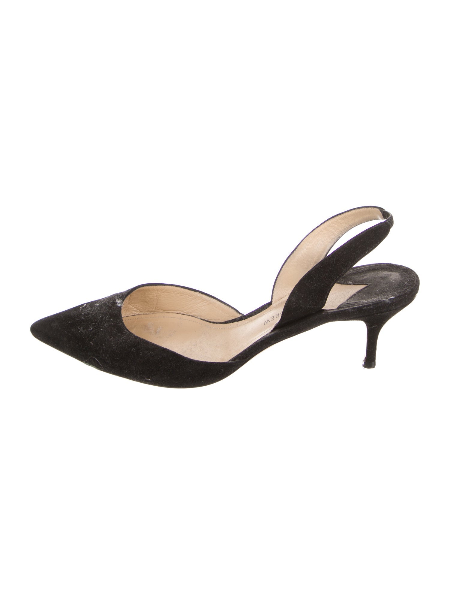 Paul Andrew Suede Slingback Pumps