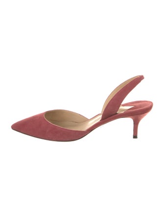 Paul Andrew Suede Slingback Pumps