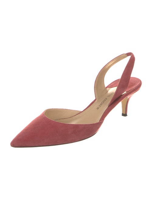 Paul Andrew Suede Slingback Pumps