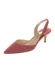 Paul Andrew Suede Slingback Pumps