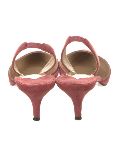 Paul Andrew Suede Slingback Pumps