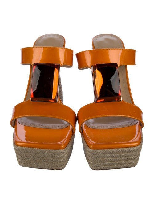 Paul Andrew Patent Leather Slides