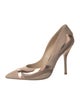 Paul Andrew Suede Leather Trim Embellishment D'Orsay Pumps