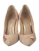 Paul Andrew Suede Leather Trim Embellishment D'Orsay Pumps