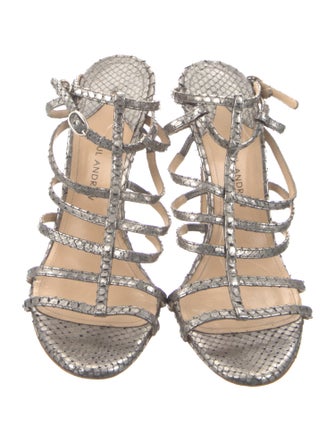 Paul Andrew Snakeskin Gladiator Sandals
