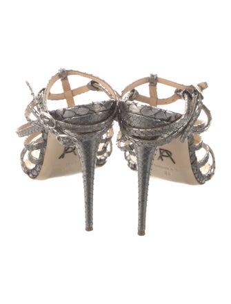 Paul Andrew Snakeskin Gladiator Sandals