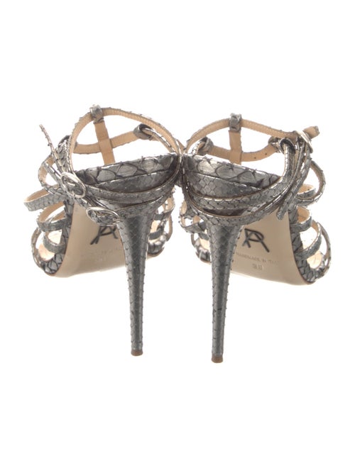 Paul Andrew Snakeskin Gladiator Sandals