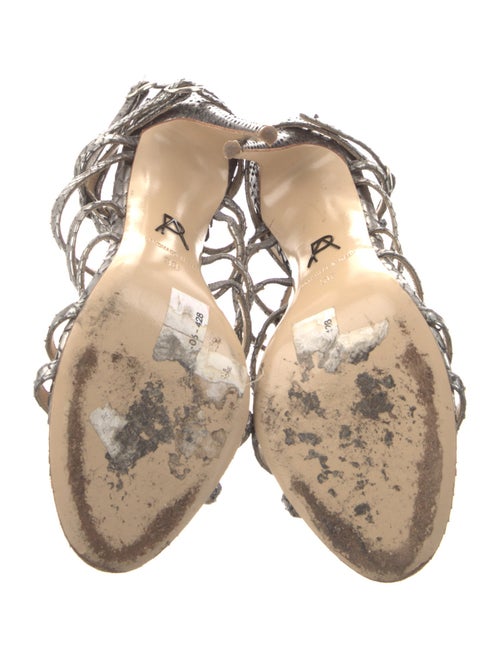 Paul Andrew Snakeskin Gladiator Sandals