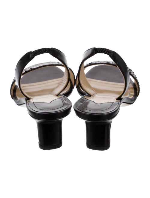Paul Andrew Leather Slingback Sandals