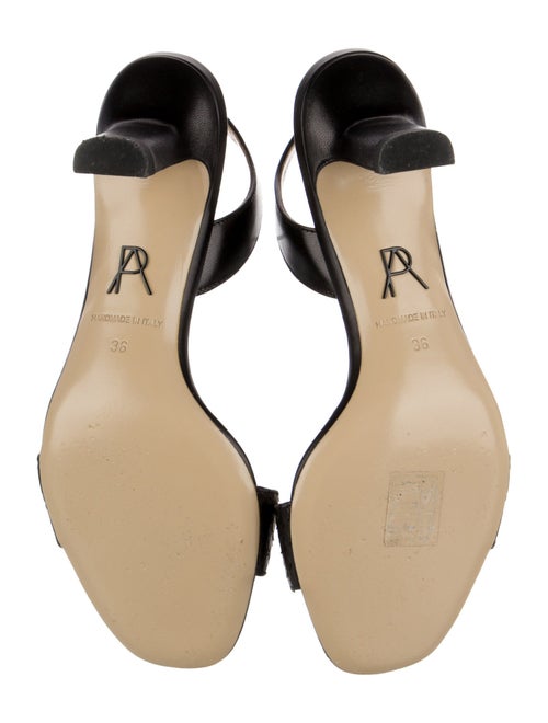 Paul Andrew Leather Slingback Sandals