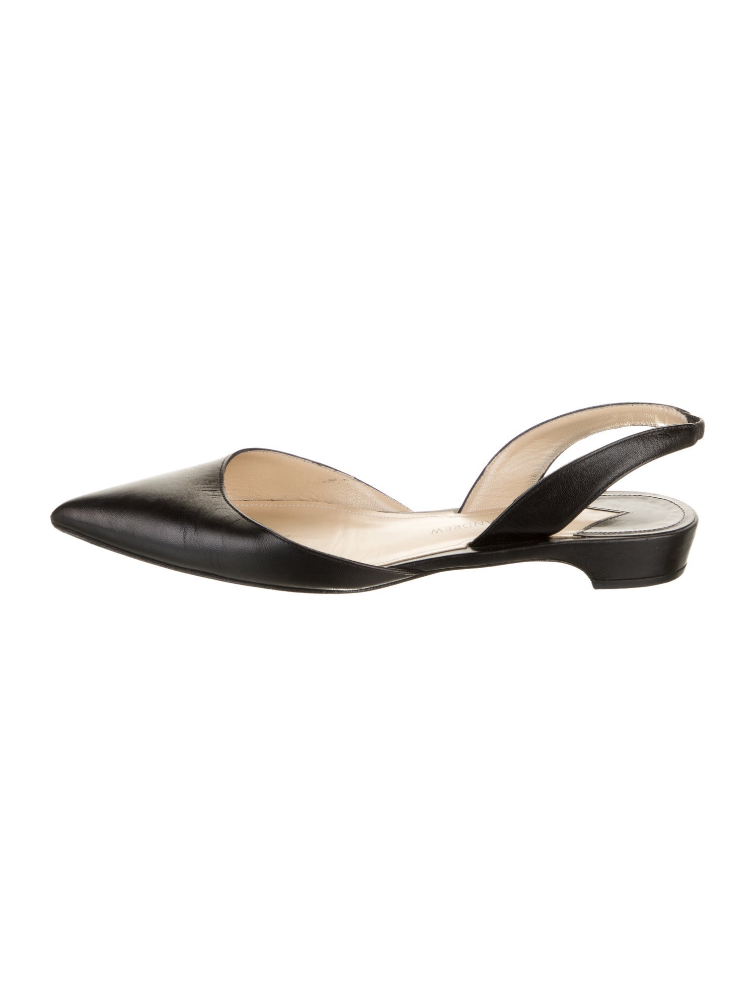 Paul Andrew Leather Slingback Flats
