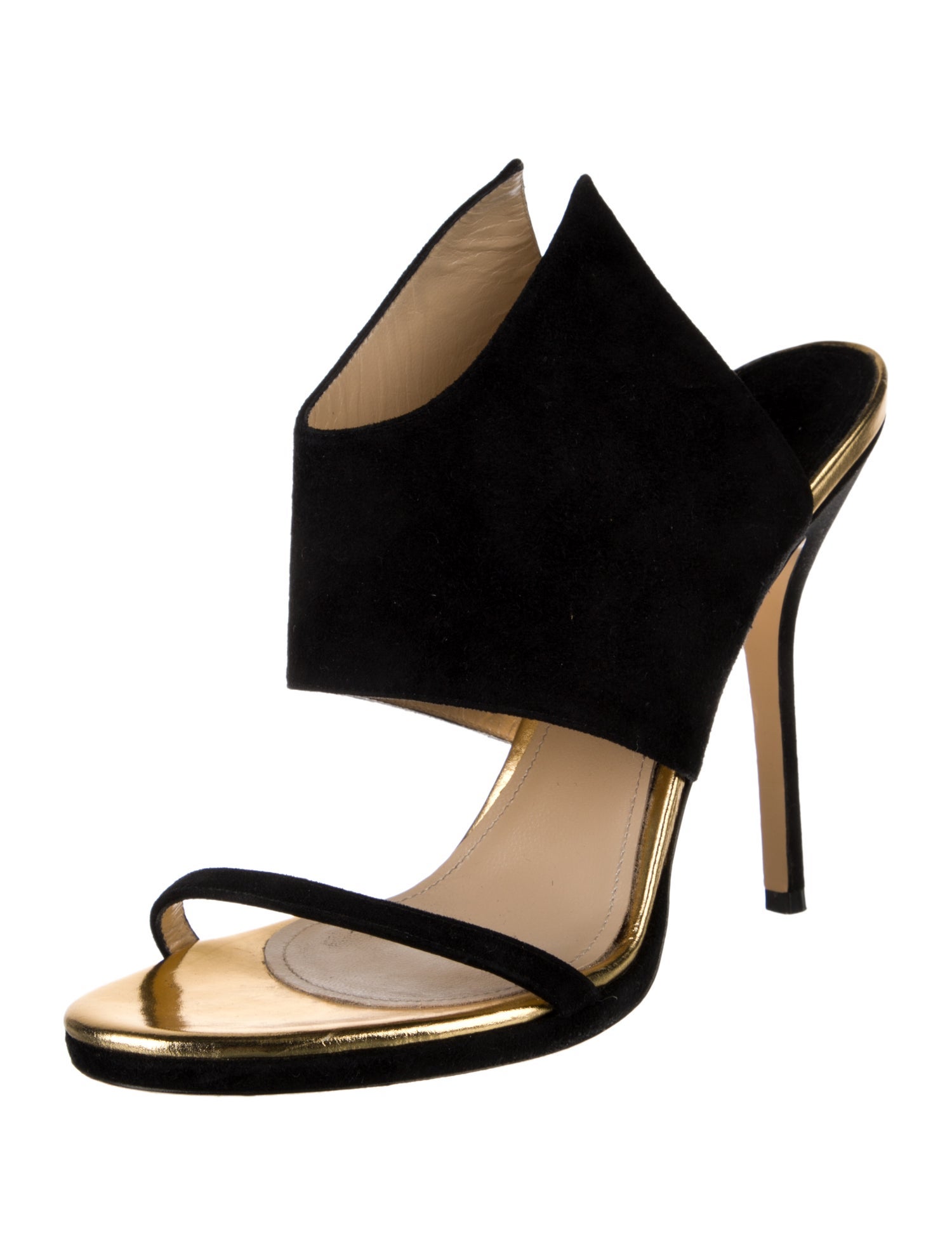 Paul Andrew Suede Slingback Sandals