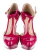 Paul Andrew Patent Leather T-Strap Pumps