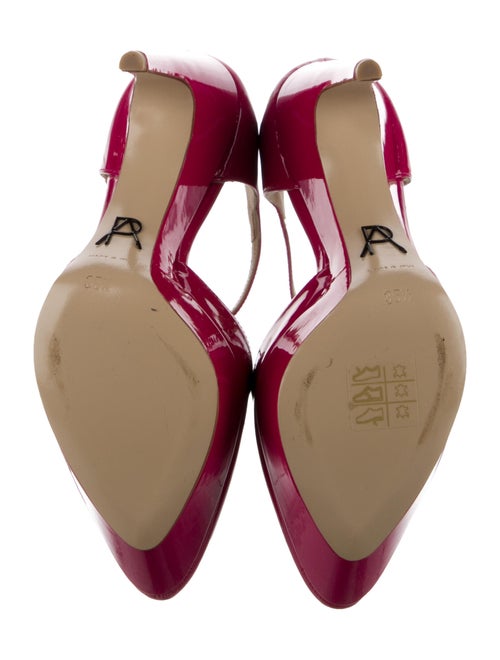 Paul Andrew Patent Leather T-Strap Pumps