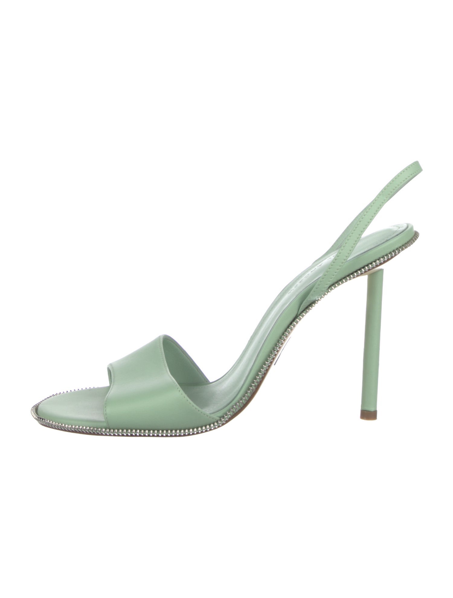 Paul Andrew Leather Slingback Sandals