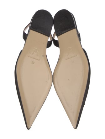 Paul Andrew Satin Slingback Flats
