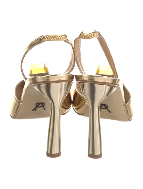 Paul Andrew Patent Leather Slingback Pumps