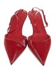 Paul Andrew Patent Leather Slingback Pumps