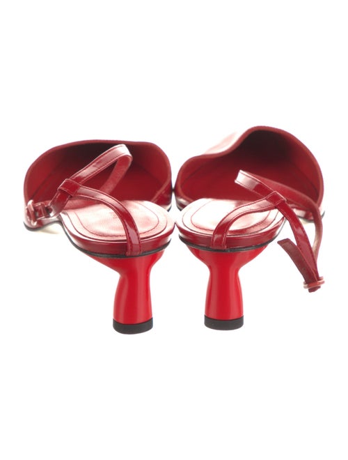 Paul Andrew Patent Leather Slingback Pumps